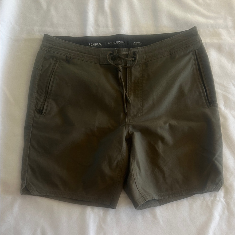 Roark Men's Dark Green Swim Hybrids